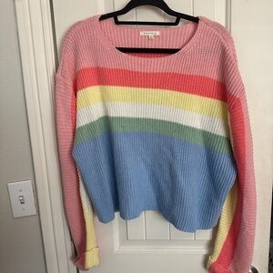BaeVely Colorful Long-Sleeve Sweater